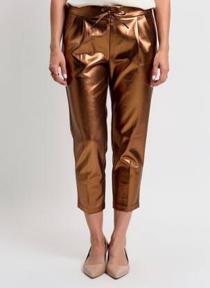 Pantalon 7/8 stretch taille normale orange VERO MODA femme