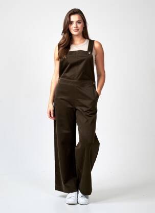 Combi-pantalon fines bretelles fines bretelles vert ARTLOVE femme