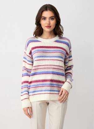 Pull stretch manches longues beige ARTLOVE femme