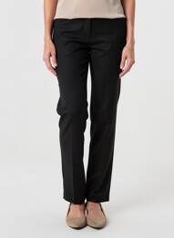 Pantalon slim taille élastique taille normale noir BARILOCHE femme