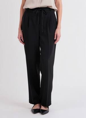Pantalon droit stretch taille normale noir LE PETIT BAIGNEUR femme