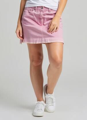 Jupe courte poches rose SALSA femme