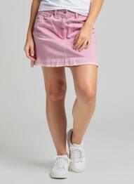 Jupe courte poches rose SALSA femme