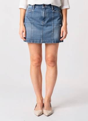 Jupe courte poches bleu SALSA femme