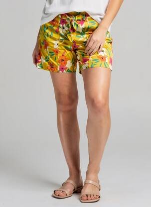 Short taille normale taille normale jaune SALSA femme