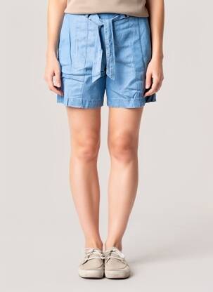 Short coupe fluide taille haute bleu SALSA femme