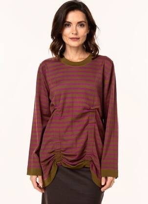 Pull tunique stretch manches longues vert SONIA RYKIEL femme
