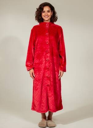 Robe de chambre stretch rouge ROSE POMME femme