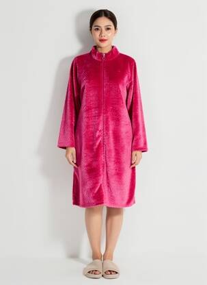 Robe de chambre col col montant rose ROSE POMME femme