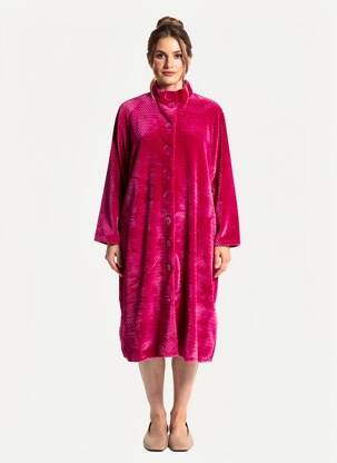 Robe de chambre col col montant rose ROSE POMME femme