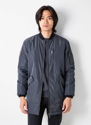 Doudoune manches longues sans capuche gris KAPORAL homme