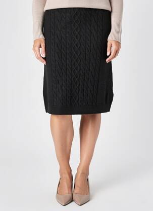 Jupe mi-longue taille haute noir CREAM femme