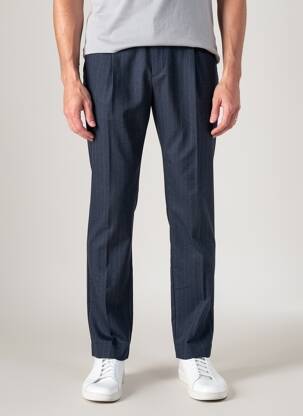 Pantalon chino tissage popeline taille normale bleu TOMMY HILFIGER homme
