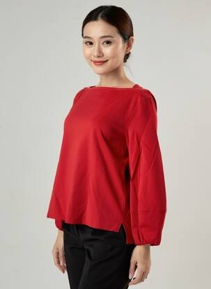 Top manches longues manches longues rouge LIVIANA CONTI femme