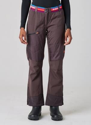 Pantalon droit taille élastique taille normale gris ZIENER femme