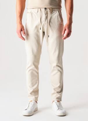Pantalon chino stretch taille normale beige KAPORAL homme