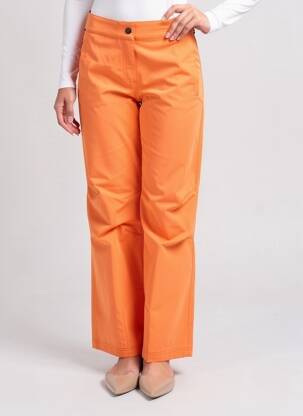 Pantalon droit taille normale taille normale orange ZIENER femme