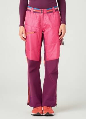 Pantalon droit stretch taille normale rose ZIENER femme
