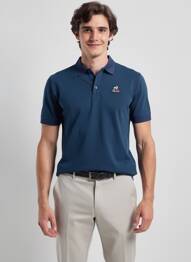 Polo coupe cintrée manches courtes bleu LE COQ SPORTIF homme