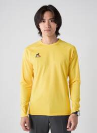 T-shirt coupe cintrée manches longues jaune LE COQ SPORTIF homme