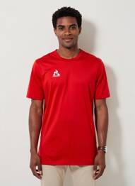 T-shirt coupe cintrée manches courtes rouge LE COQ SPORTIF homme