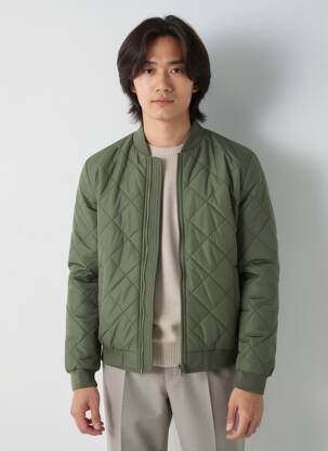 Doudoune manches longues sans capuche vert TIFFOSI homme