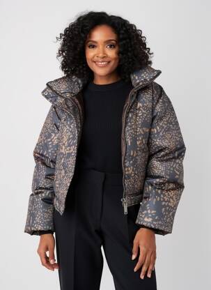Doudoune poches sans capuche noir MKT STUDIO femme