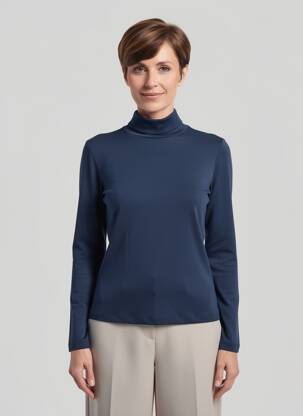 T-shirt manches longues manches longues bleu JENSEN femme