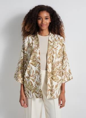 Veste casual blanc ROSA FASHION femme