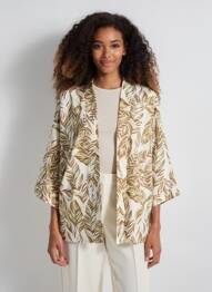 Veste casual blanc ROSA FASHION femme