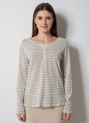 T-shirt beige SCOTCH & SODA femme
