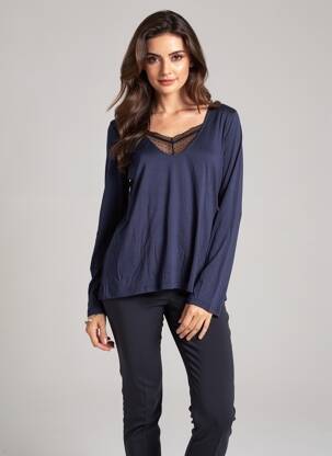 T-shirt bleu I.CODE (By IKKS) femme