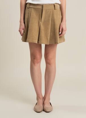 Jupe short stretch vert MOLLY BRACKEN femme