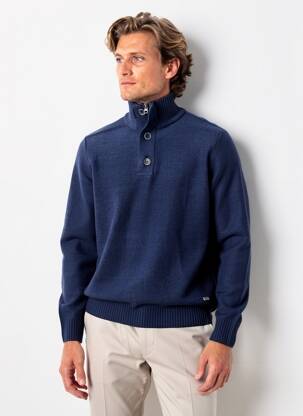 Pull stretch manches longues bleu PETROL INDUSTRIES homme