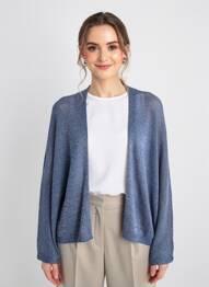 Gilet manches longues bleu MOLLY BRACKEN femme
