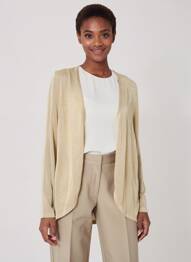 Gilet manches longues beige MOLLY BRACKEN femme