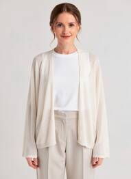 Gilet manches longues beige MOLLY BRACKEN femme