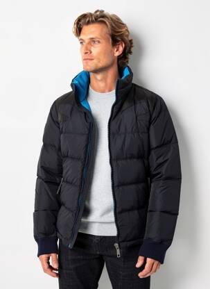 Doudoune manches longues sans capuche noir DIESEL homme