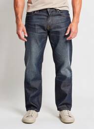 Pantalon droit stretch taille normale bleu LEVI'S homme