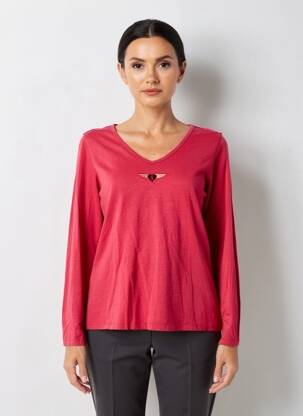 T-shirt manches longues manches longues rose DIPLODOCUS femme