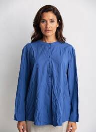 Blouse col rond manches longues bleu CECIL femme