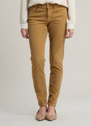 Pantalon slim marron SUD EXPRESS femme