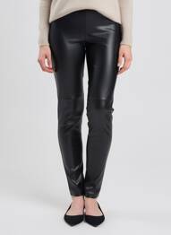 Legging effet matière satinée taille normale noir MARC CAIN femme