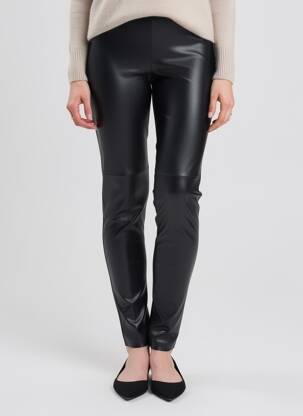 Legging effet matière satinée taille normale noir MARC CAIN femme
