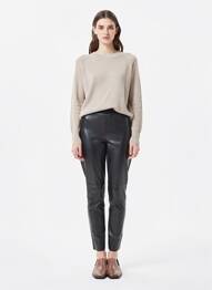 Legging effet matière satinée taille normale noir HUGO BOSS femme