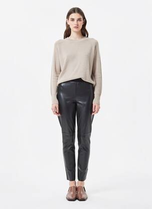 Legging effet matière satinée taille normale noir HUGO BOSS femme