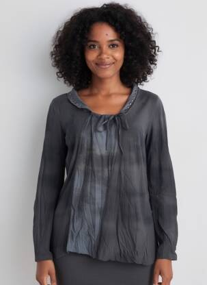 T-shirt manches longues manches longues bleu YERSE femme