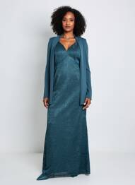 Robe longue sans manche sans manche vert LAUTINEL PARIS femme