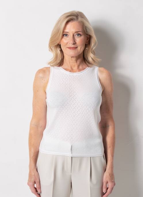 Top/caraco stretch blanc JET femme