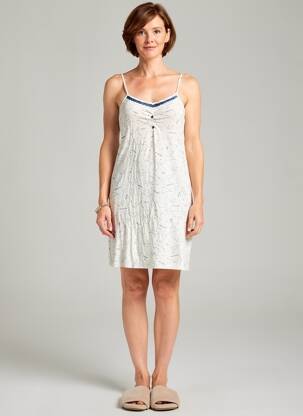 Nuisette/combinette stretch blanc MASSANA femme